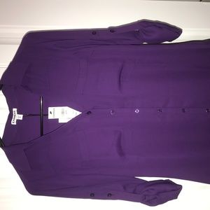Express Tops - NWT - Purple Slim Fit Dress Shirt Express Tops - NWT - Purple Slim Fit Dress Shirt